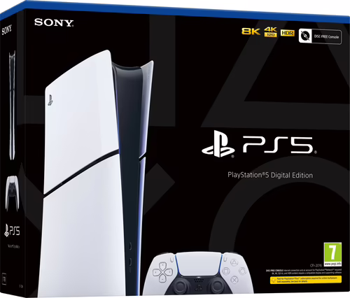 Sony PlayStation 5 Slim Digital 1,02 TB Wifi Negro, Blanco | 711719577294 | 0711719577294 imagen 6