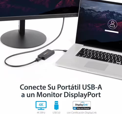 StarTech.com Adaptador Gráfico Externo Multi Monitor USB 3.0 a DisplayPort Ultr | USB32DP4K | 0065030858380 imagen 7