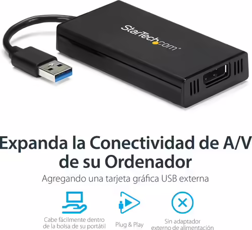 StarTech.com Adaptador Gráfico Externo Multi Monitor USB 3.0 a DisplayPort Ultr | USB32DP4K | 0065030858380 imagen 8