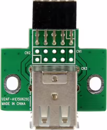 StarTech.com Adaptador Header USB de 2 Puertos para Placa Base - negro verde ace | USBMBADAPT2 | 0065030828451 imagen 2