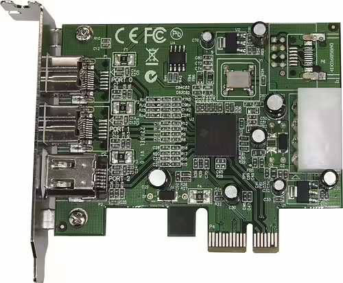 StarTech.com Adaptador Tarjeta FireWire PCI-Express Bajo Perfil de 2 Puertos F/W | PEX1394B3LP | 0065030837897 imagen 2