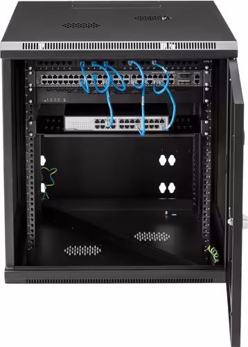 StarTech.com Armario Rack de Servidores Abisagrado de Pared 12U con 32 Pulgadas | RK1232WALHM | 0065030870436 imagen 6