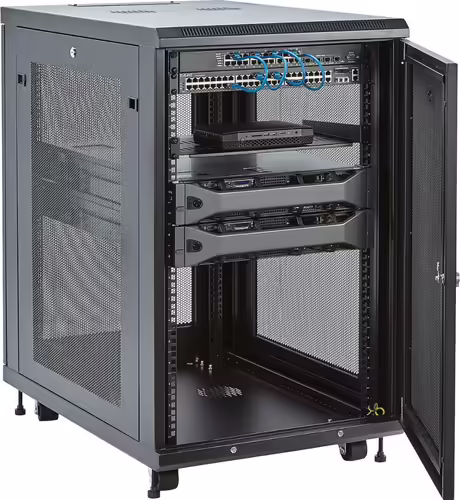 StarTech.com Armario Rack de Servidores de 18U con 31 Pulgadas de Profundidad - | RK1833BKM | 0065030870238 imagen 3