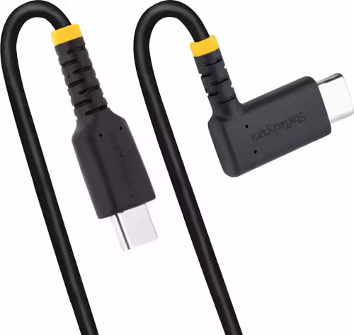 StarTech.com Cable 15cm USB C Acodado - en Íngulo Recto - PD 60W - 3A - Cable | R2CCR-15C-USB-CABLE | 0065030893831 imagen 5