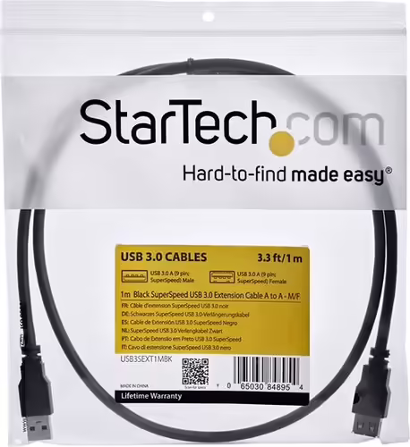 StarTech.com Cable 1m Extensión Alargador USB 3.1 SuperSpeed - USB A Macho a US | USB3SEXT1MBK | 0065030848954 imagen 5