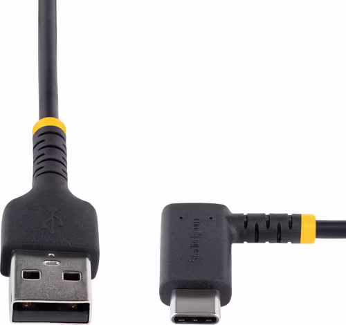 StarTech.com Cable 30cm USB A a USB C Acodado - en Íngulo Recto - Cable USB-C | R2ACR-30C-USB-CABLE | 0065030893817 imagen 4