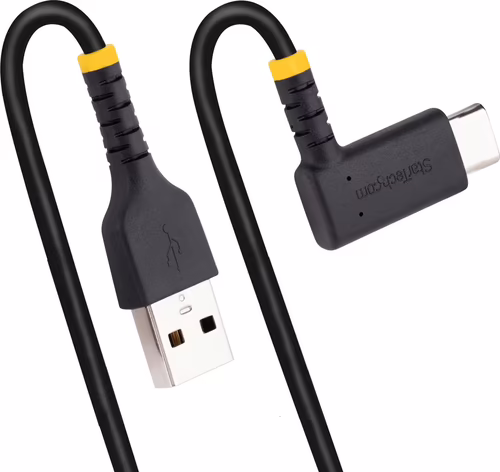 StarTech.com Cable 30cm USB A a USB C Acodado - en Íngulo Recto - Cable USB-C | R2ACR-30C-USB-CABLE | 0065030893817 imagen 5
