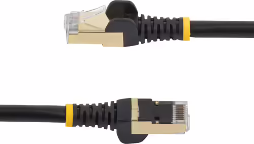 StarTech.com Cable de 2m de Red Ethernet RJ45 Cat6a Blindado STP - Cable sin Eng | 6ASPAT2MBK | 0065030873239 imagen 2