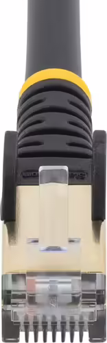 StarTech.com Cable de 5m de Red Ethernet CAT6a Negro RJ45 STP | 6ASPAT5MBK | 0065030881562 imagen 3