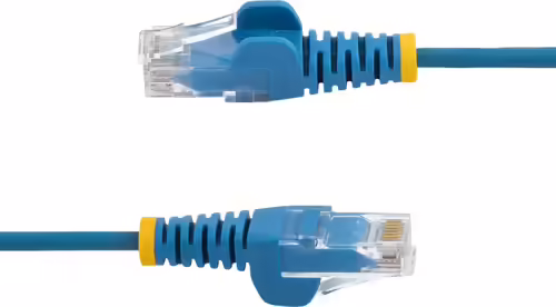 StarTech.com Cable de red CAT6 Delgado con Conectores RJ45 sin Enganches - 2M Az | N6PAT200CMBLS | 0065030882767 imagen 3