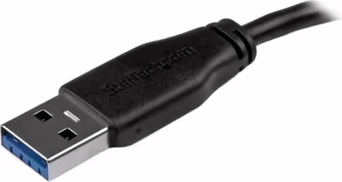 StarTech.com Cable USB 3.0 delgado de 0.5m USB A macho a Micro USB B macho negro | USB3AUB50CMS | 0065030856355 imagen 3