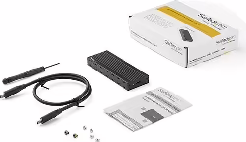 StarTech.com Caja Disco M.2 NVMe para SSD PCIe - Caja USB 3.1 Gen 2 Type-C - Neg | M2E1BMU31C | 0065030875691 imagen 8