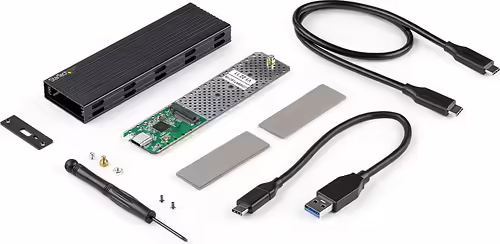 StarTech.com Caja Externa USB-C de 10Gbps a NVMe M.2 or SSD SATA M.2 - Carcasa d | SM2E1BMU31C | 0065030891684 imagen 6