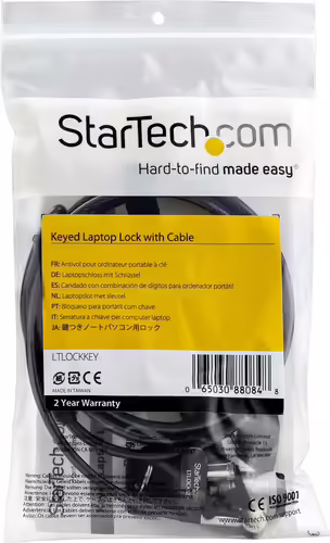 StarTech.com Candado con Cable para Portátil - con Traba de Ranura (Tipo K) - c | LTLOCKKEY | 0065030880848 imagen 5