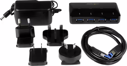 StarTech.com Concentrador USB 3.0 de 4 Puertos - Ladrón con Puertos de Carga y | ST53004U1C | 0065030861700 imagen 5