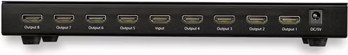 StarTech.com Divisor Splitter HDMI de 8 Puertos - 4K 60Hz con Audio 7.1 - Negro | ST128HD20 | 0065030876049 imagen 4