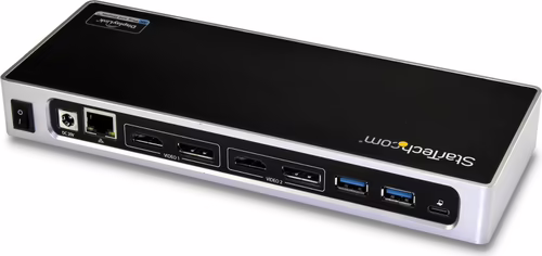 StarTech.com Docking Station 4K Dual con 6 Puertos USB C / USB 3.0 negro plata | DK30A2DH | 0065030868235 imagen 4