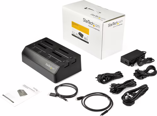 StarTech.com Docking Station USB 3.1 10Gbps de 4 Bahͭas SATA para Discos Duros  | SDOCK4U313 | 0065030870672 imagen 2