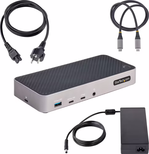 StarTech.com Docking Station USB-C para 3 Monitores - Dock USB C Triple HDMI/DP  | 116E-USBC-DOCK | 0065030900089 imagen 8