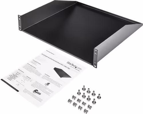 StarTech.com Estante Bandeja Cantilever para Armario Rack de Servidores 2U Profu | CABSHELFHD | 0065030848114 imagen 4