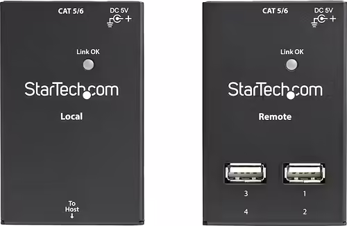 StarTech.com Extensor Alargador USB 2.0 de 4 Puertos por Cable Cat5 o Cat6 - Ext | USB2004EXTV | 65030860031 imagen 5