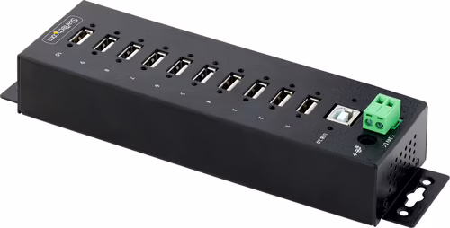 StarTech.com Hub Concentrador USB 2.0 de 10 Puertos - Hub USB Resistente con Pro | USB210AIND-USB-A-HUB | 0065030894616 imagen 2
