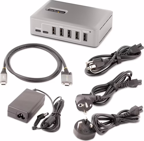 StarTech.com Hub Concentrador USB-C de 10 Puertos - 8x USB-A/2x USB-C - con Fuen | 10G8A2CS-USB-C-HUB | 0065030899017 imagen 7