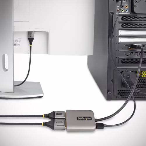 StarTech.com Hub MST de 2 Puertos DisplayPort 1.4 - Divisor Splitter DP para 2 M | MST14DP122DP | 0065030884044 imagen 8