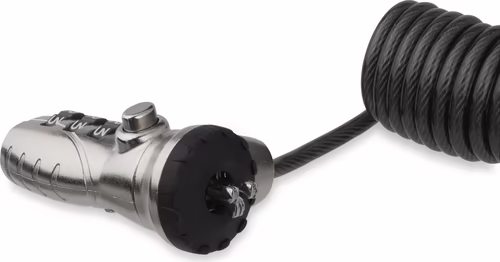 StarTech.com LTLOCK3DCOIL Cable antirrobo Negro Acero inoxidable para portatil | 0065030880855 imagen 2