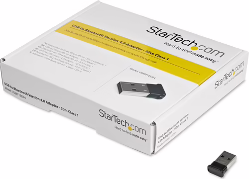 StarTech.com Micro Adaptador USB 2.0 Externo Bluetooth 4.0 EDR para Ordenador de | USBBT1EDR4 | 0065030852920 imagen 3