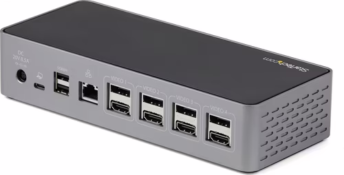 StarTech.com Mini Docking Station USB-C - Replicador de Puertos para 4 Monitores | DK31C4DPPDUE | 0065030876278 imagen 2