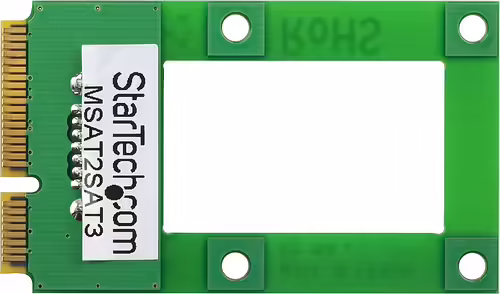 StarTech.com MSAT2SAT3 Adaptador mSATA a SATA para Disco Duro o SSD - Tarjeta Co | 0065030854825 imagen 6