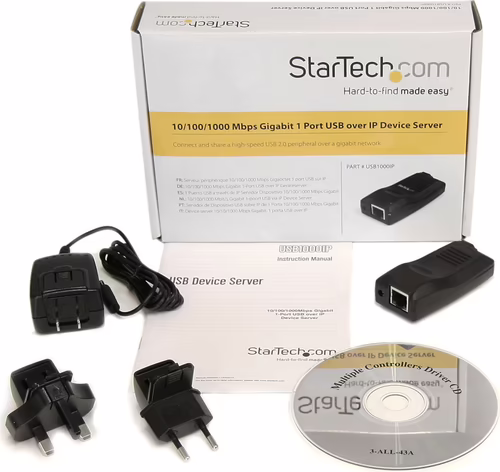 StarTech.com Servidor de Dispositivos 1 Puerto USB 2.0 Sobre Red Gigabit Etherne | USB1000IP | 0065030842419 imagen 3