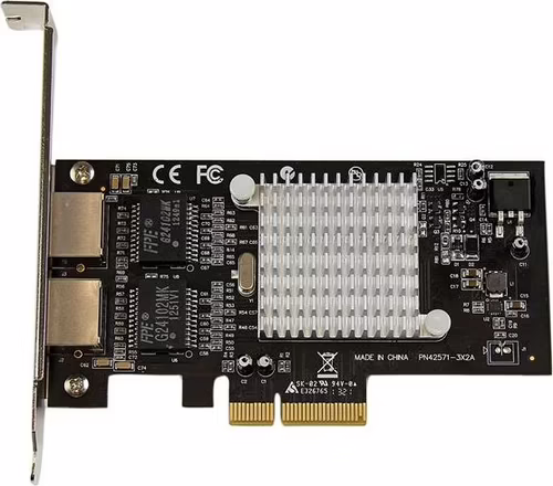 StarTech.com Tarjeta Adaptador de Red PCI Express PCI-E Gigabit Ethernet con 2 P | ST2000SPEXI | 0065030852739 imagen 2