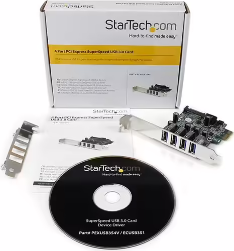 StarTech.com Tarjeta Adaptador PCI Express PCI-E USB 3.1 con UASP de 4 Puertos - | PEXUSB3S4V | 0065030848961 imagen 5
