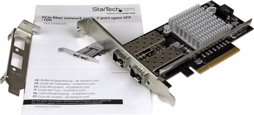 StarTech.com Tarjeta PCI Express de Red de Fibra de 10GB con 2 Puertos de SFP+ A | PEX20000SFPI | 0065030860604 imagen 5