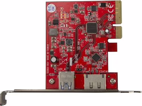 StarTech.com Tarjeta PCI Express USB 3.1 de 10 Gbps y eSATA - Hub Ladrón Intern | PEXUSB311A1E | 0065030875059 imagen 4