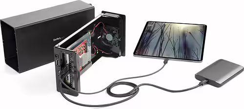 StarTech.com Tarjeta PCIe de 4 puertos usb rojo | PEXUSB312A2C2V | 0065030887076 imagen 4