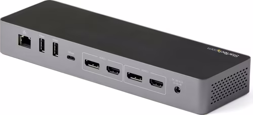 StarTech.com TB3CDK2DHUE Docking station Thunderbolt 3 negro gris | 0065030880992 imagen 2