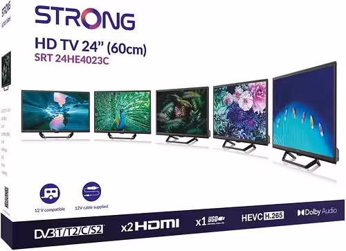 Strong SRT 24HE4023C 61 cm (24``) HD Negro 180 cd / m² | 9120072377617 imagen 6