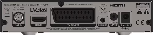 Strong SRT 7030 descodificador para televisor Satélite HD Negro | SRT7030 | 9120072373978 imagen 4