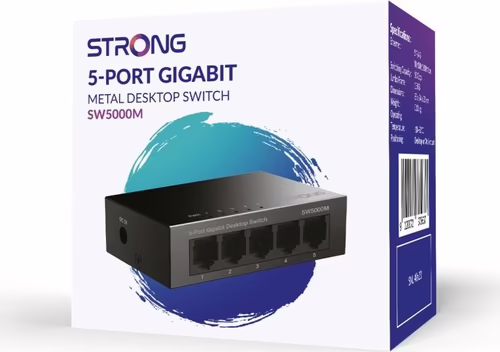 Strong SW5000M switch Gigabit Ethernet (10/100/1000) Negro | 9120072375637 imagen 7