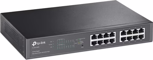 SWITCH TP-LINK 16PTOS POE NEGRO TL-SG1016PE | 6935364098865 imagen 2