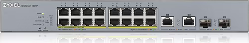 SWITCH ZYXEL GS1350-18HP 16PTOS GIGABIT POE PLATA GS1350-18HP-EU0101F | 4718937604425 imagen 2