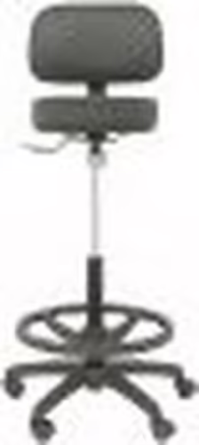 TABURETE LLANOS SIMILPIEL NEGRO T01CLSPNE | 8436563386244 imagen 2