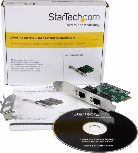 TARJETA DE RED ETHERNET GIGABITCARD 2 PUERTOS PCI EXPRESS NIC RJ45 INST1000SPEXD | ST1000SPEXD4 | 0822510500906 imagen 5