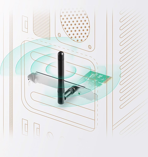TARJETA WIFI PCI-E TP-LINK 150MBS TL-WN781ND | 6935364050511 imagen 3