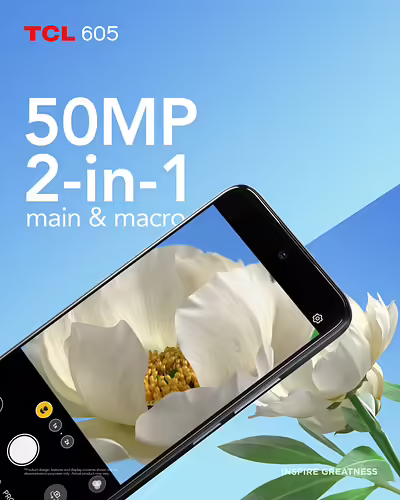 TCL 605 8/256Gb Azul Smartphone | T517F-2BLCA112 | 4894461787695 imagen 5