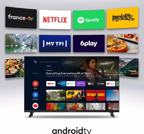 Thomson 32HA2S13 Televisor 81,3 cm (32``) WXGA Smart TV Wifi Negro | 9120106661422 imagen 8