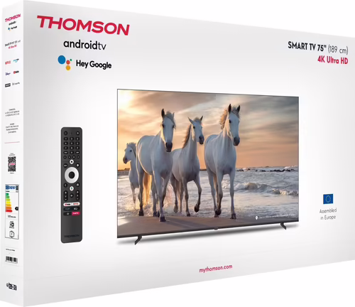 Thomson 75UA5S13 Televisor 190,5 cm (75``) 4K Ultra HD Smart TV Wifi Negro | 9120106661507 imagen 6